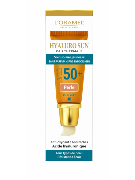 L'Oramel Hyalurosun Ecran Teinté Perle SPF50+