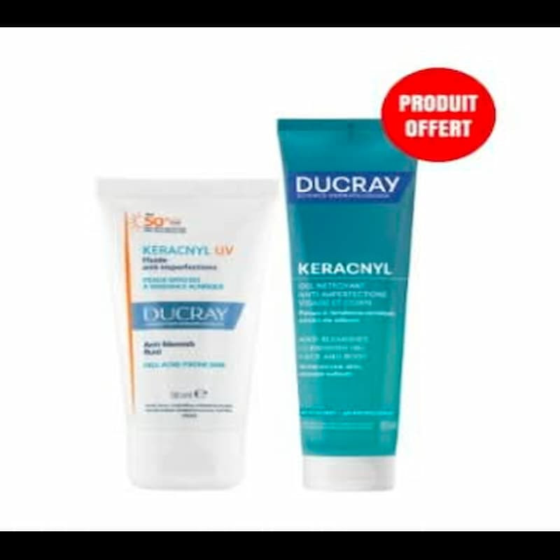 Ducray Keracnyl Uv spf 50+ + Keracnyl gel 100...