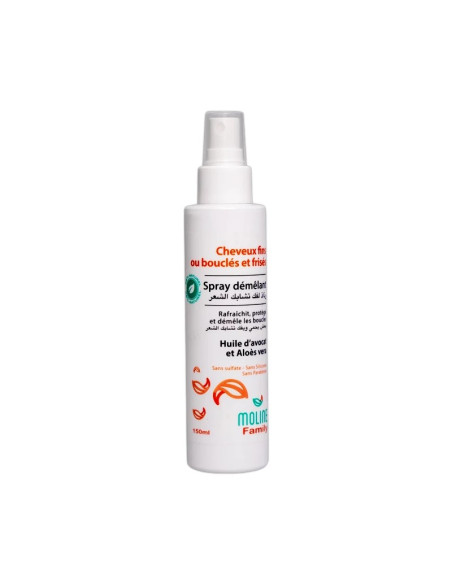 MOLINE Spray Démêlant Cheveux Huile d Avocat 150ml