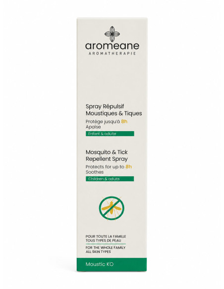 Aromeane Spray Répulsif Moustiques et Tiques Protection 8h