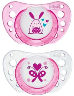 CHICCO SUCETTE PHYSIO AIR ROSE 0-6M 2PCS 8709