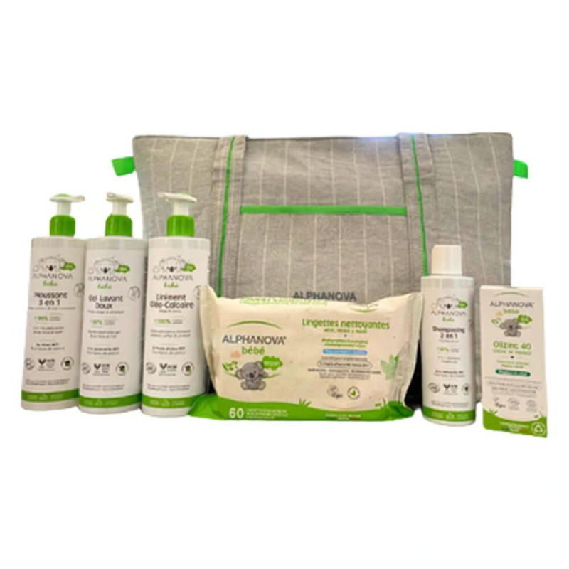 ALPHANOVA TROUSSE MATERNITE (6 pieces+cadeaux)...