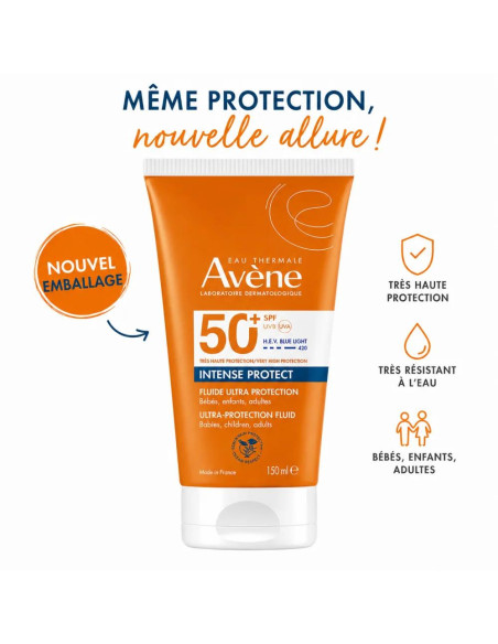AVENE INTENSE PROTECT - FLUIDE ULTRA PROTECTION SPF50+ 150ML