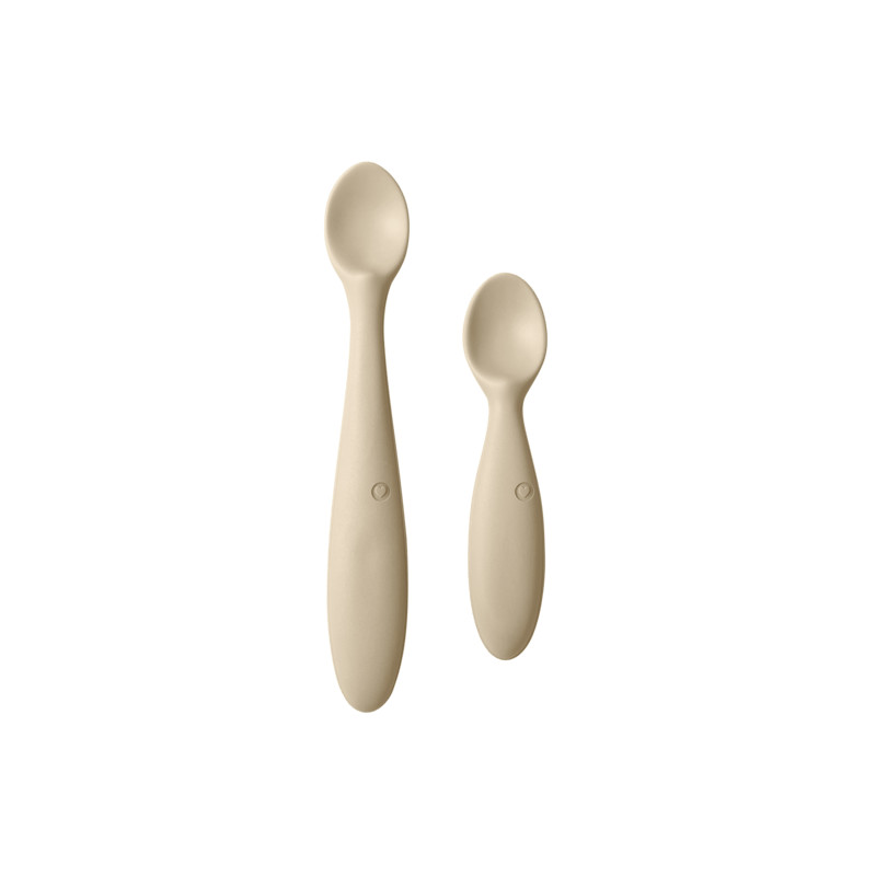 BIBS LOT DE 2 CUILLERES BEBE ET PARENT VANILLA