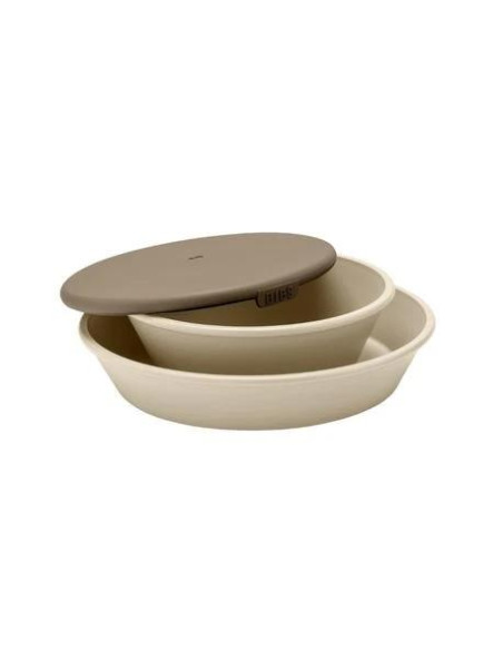BIBS MINI MEAL DINNER SET Lot d'assiettes 3 pièces