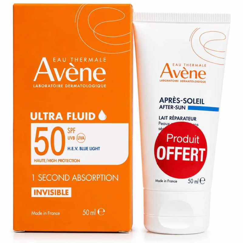 AVÈNE – Ultra Fluide Invisible SPF 50+ + LAIT...