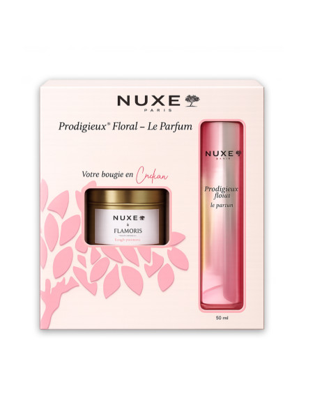 NUXE COFFRET PRODIGIEUX FLORAL LE PARFUM 50ML+BOUGIE (OFFERT)