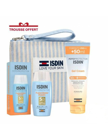 ISDIN TROUSSE – Gel Cream SPF50+ 250 ml + Fusion Water MAGIC SPF50