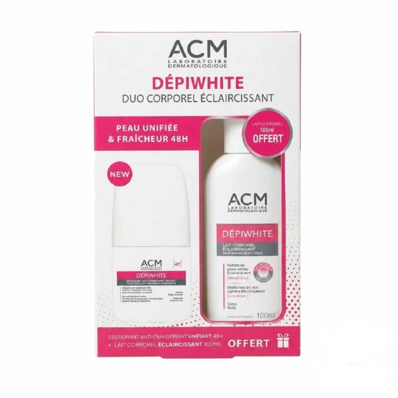 ACM DEPIWHITE COFFRET DEODORANT + DEPIWHITE...
