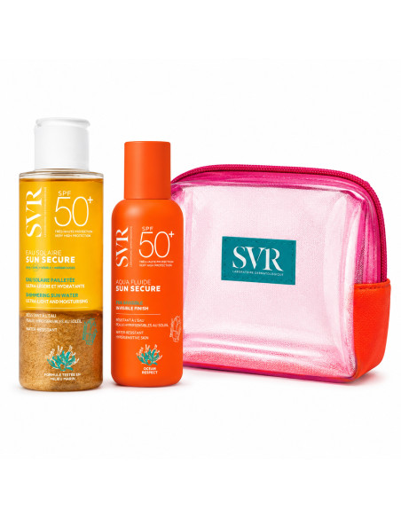 SVR AQUA FLUID + EAU SOLAIRE GLOW + trousse offerte