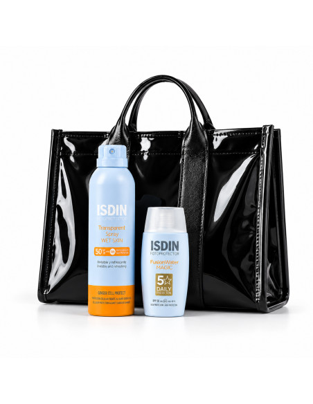 ISDIN Fusion Water MAGIC SPF 50+ + ISDIN Fotoprotector Transparent Spray SPF50+ 250ML + SAC