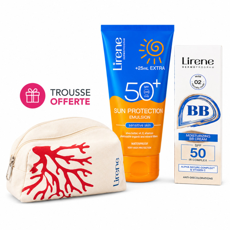 Émulsion Solaire SPF 50+ Sensitive Skin + BB...