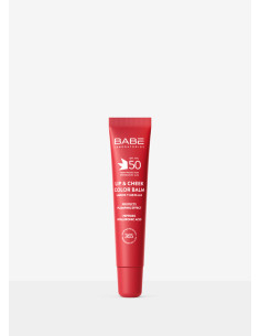 BABE LIP & CHEEK BALM SPF50 20ML - ROUGE