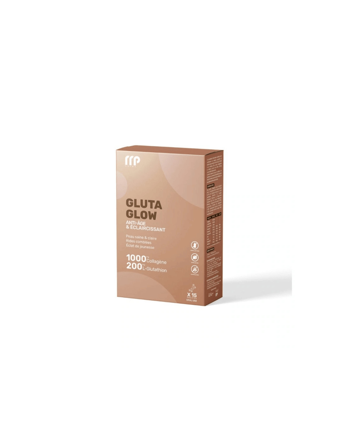 GLUTA GLOW SUSPENSION BUVABLE ANTI AGE ECLAIRCISSANT 15 STICKS