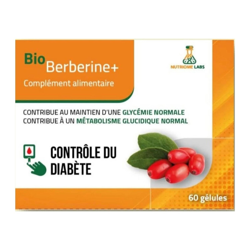 BIO BERBERINE+ - CONTROLE DU DIABETE 60 GELULES
