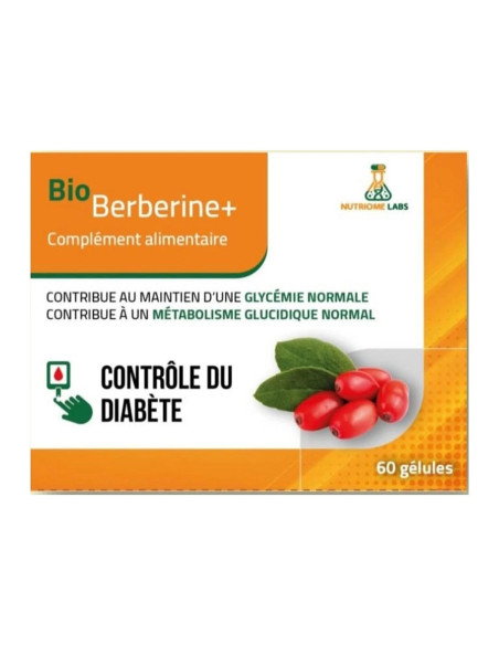 BIO BERBERINE+ - CONTROLE DU DIABETE 60 GELULES
