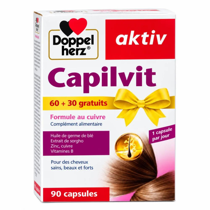 AKTIV CAPILVIT AU CUIVRE 90 COMPRIMES ( 60 + 30...