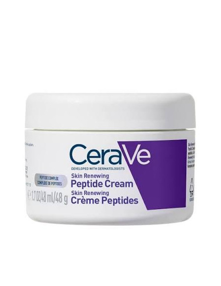 CeraVe Skin Renew Crème Peptides – Crème de Nuit – 48 g