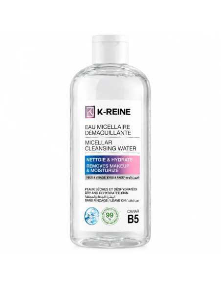 K-REINE EAU MICELLAIRE DEMAQUILANTE NETTOIE ET HYDRATE 400ML