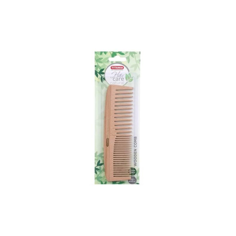 TITANIA PEIGNE EN BOIS 18CM 1801/W