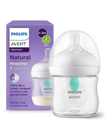 AVENT BIBERON NATURAL RESPONSE ANTI COLIQUE 125ML SCY670/01