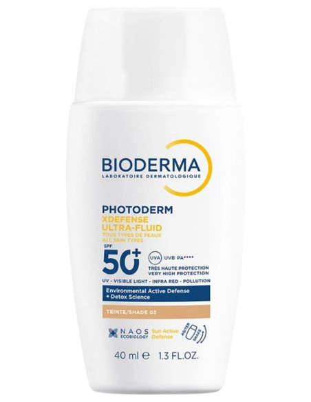 BIODERMA PHOTODERM XDEFENSE ULTRA FLUID TEINTE 03 SPF50+ 40ML