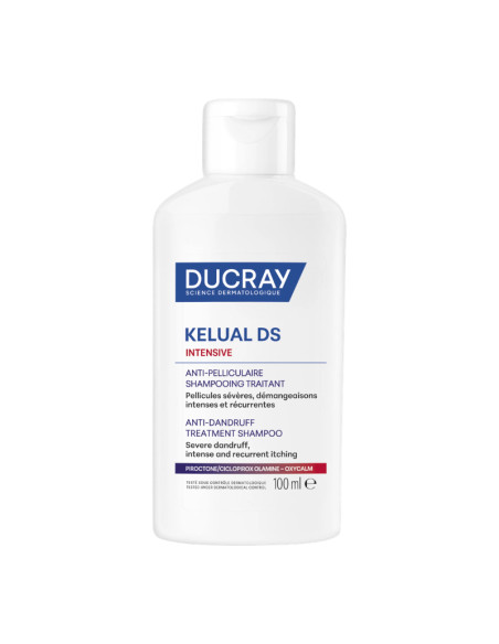 DUCRAY KELUAL DS INTENSIVE SHAMPOOING TRAITANT ANTI-PELLICULAIRE 100ML