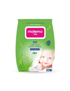 Materna Lingettes Format Familial 200 pièces