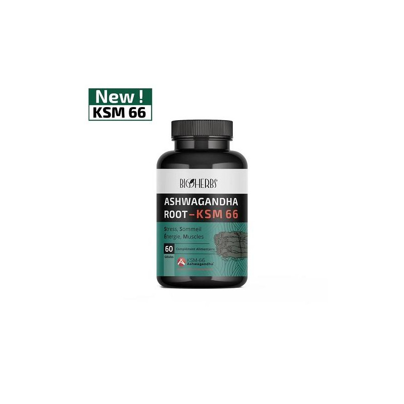 BIOHERBS ASHWAGANDHA ROOT - KSM66