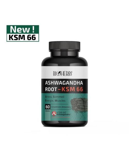 BIOHERBS ASHWAGANDHA ROOT - KSM66