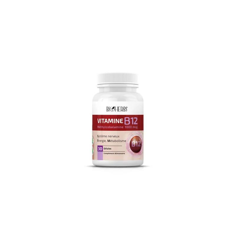 bioherbs vitamines b12 boite 30