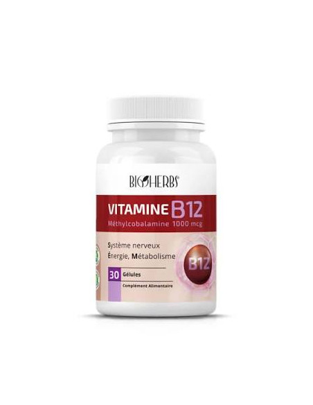 bioherbs vitamines b12 boite 30