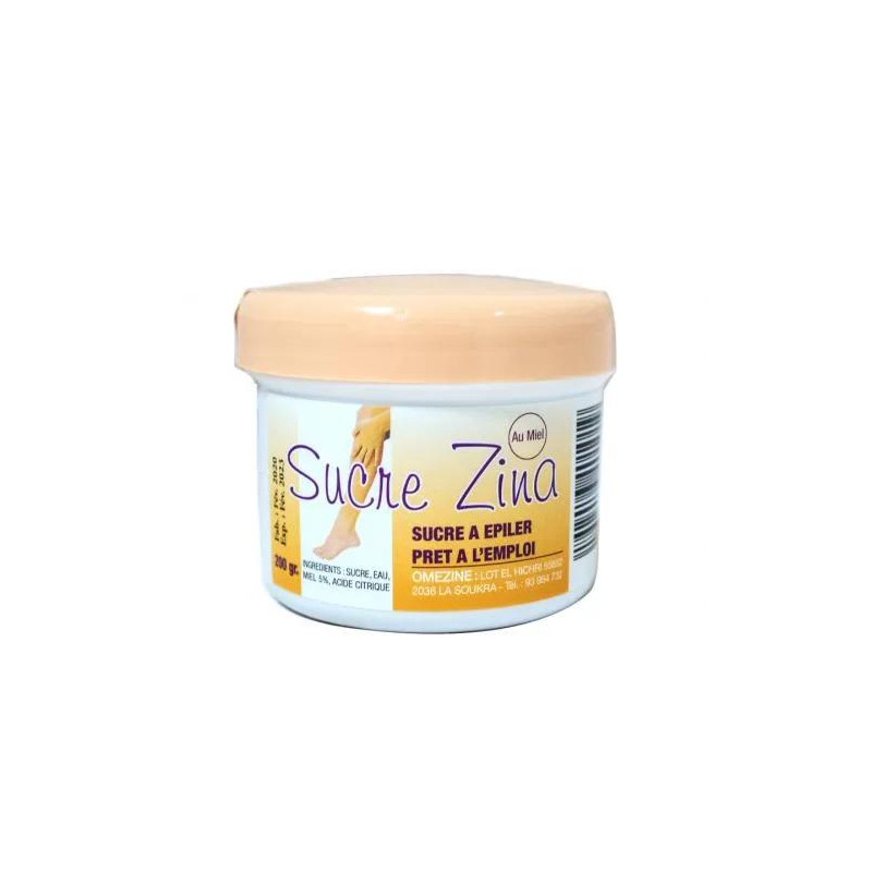 sucre a epiler zina