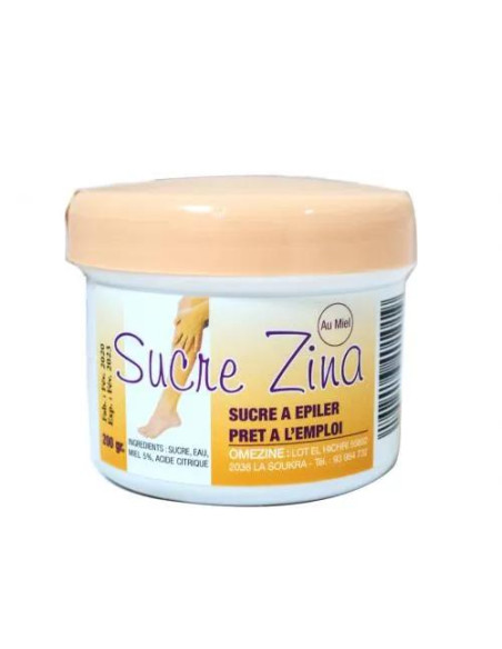 sucre a epiler zina