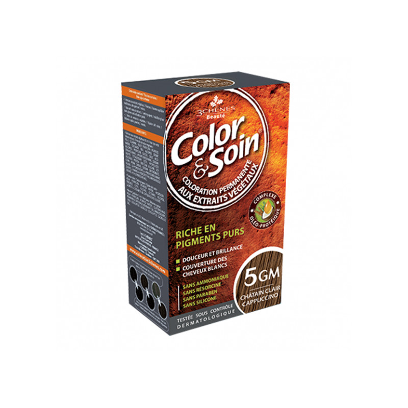 3 chênes Color & Soin coloration 5GM Châtain...