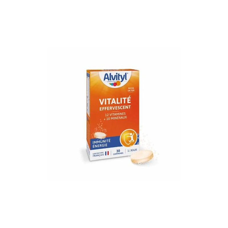 Alvityl Multivitamine Effervescents Sans Sucre 30 comprimés