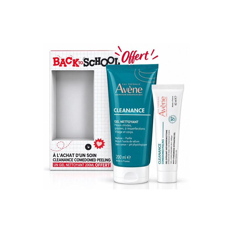 Avène Coffret Cleanance Comedomed Peeling & Gel...