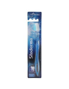 Stoderma Brosse à Dents Medium Bleu