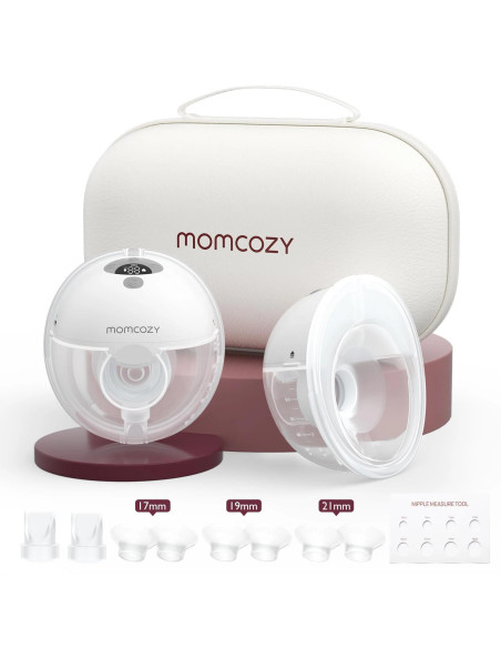 Momcozy M5 Tire-lait Mains Libres avec 4 Tailles ( Lot de 2)