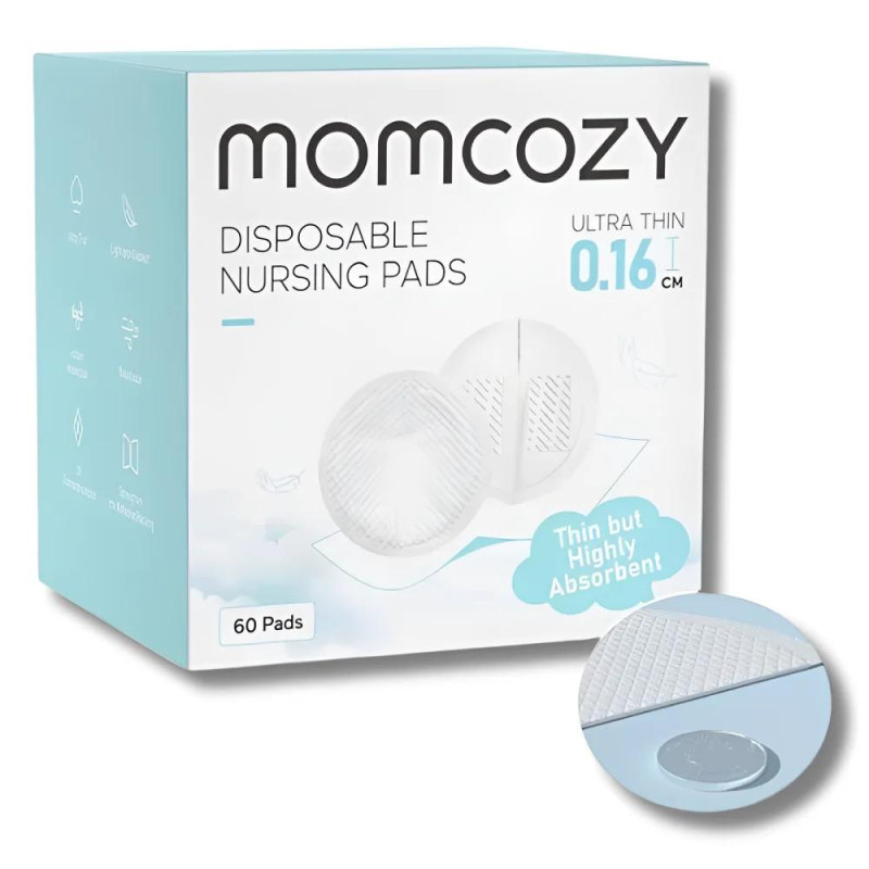 Momcozy 60 Coussinets d'Allaitement Jetables...