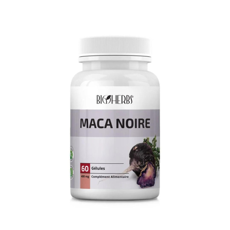 BIOHERBS Maca Noire 60 GELULES