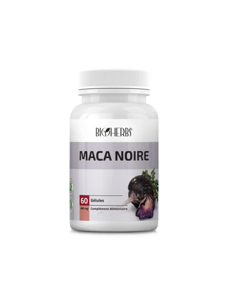 BIOHERBS Maca Noire 60 GELULES