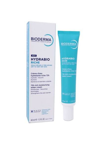 BIODERMA Hydrabio Riche Crème d'eau hydratante riche 72h 40ml