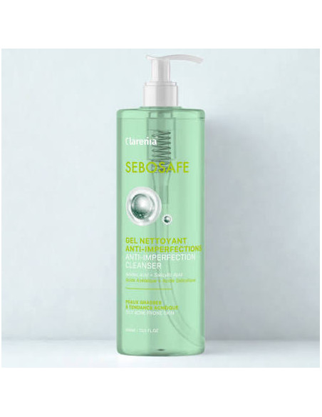 CLARENIA SEBOSAFE GEL NETTOYANT ANTI IMPERFECTIONS 400ML