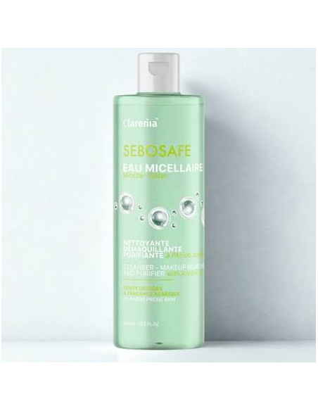 CLARENIA SEBOSAFE EAU MICELLAIRE 400ML