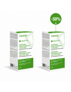 CLARENIA DEODORANT PEAUX SENSIBLES ALOE VERA 50ML LE 2...