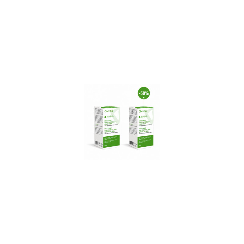 CLARENIA DEODORANT PEAUX SENSIBLES ALOE VERA...
