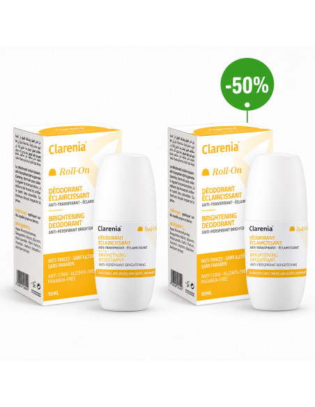 CLARENIA DEODORANT ECLAIRCISSANT ANTI TRANSPIRANT 50ML LE 2 EME (-50%)