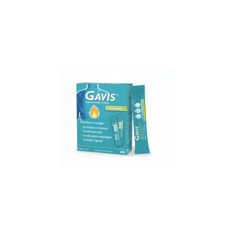 GAVIS SACHET SUSPENSION BUVABLE BOITE 14