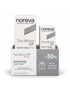 NOREVA COFFRET TRIO WHITE XP SPF50 40ML + creme conteur...